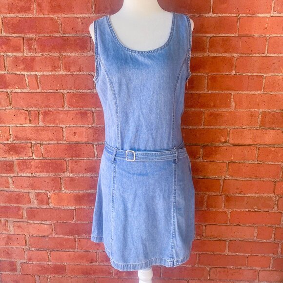 90s denim dress - Picture 2 of 11